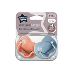 CHUPETE NATURAL LATEX 2XUN 6-18M CHERRY