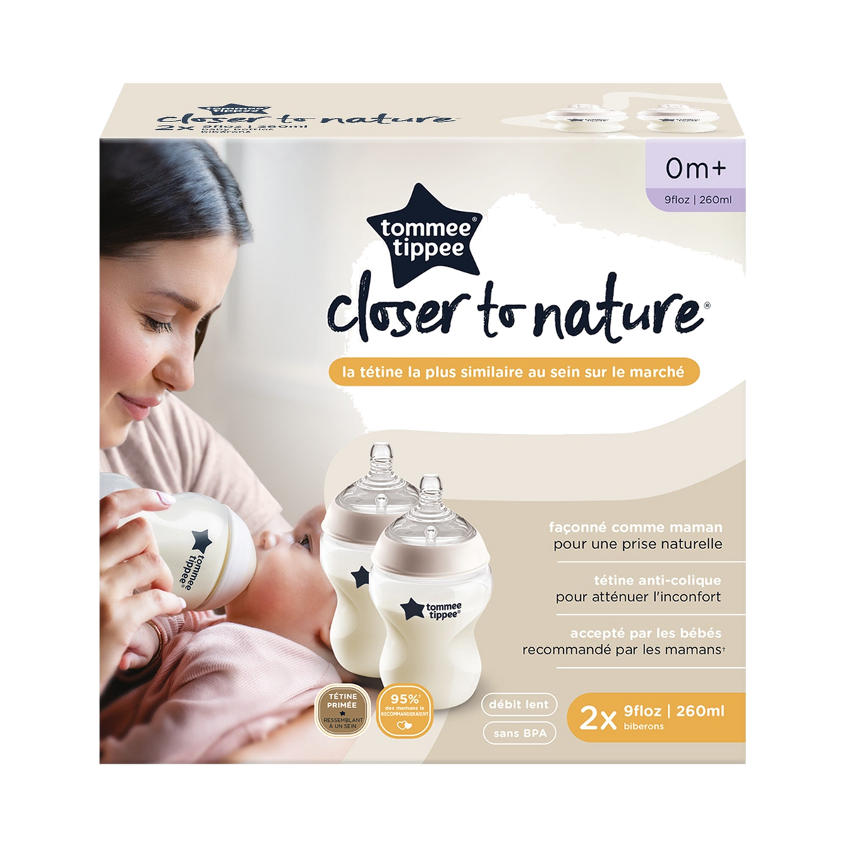 MAMADERA CTN PACK 2X260ML. AL AR