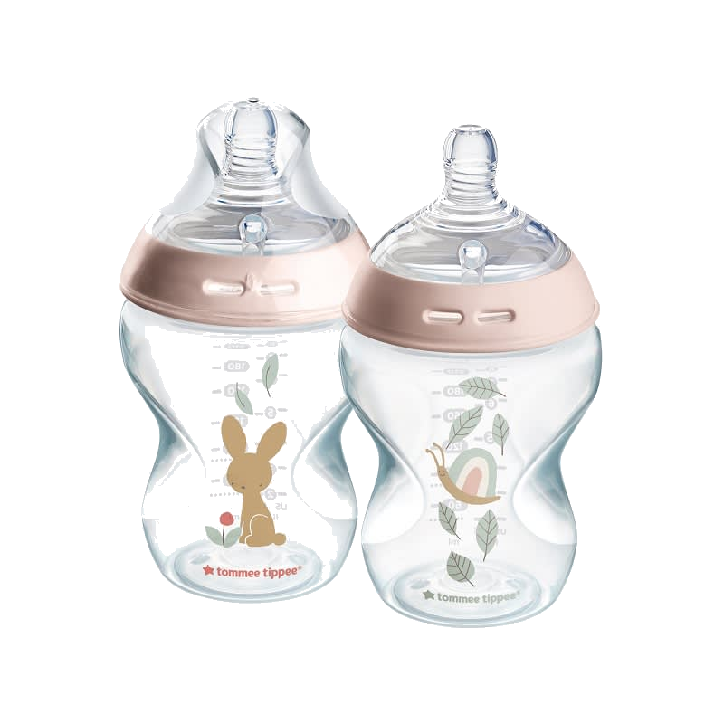 MAMADERA NS 2XUN 260ML DISEÑO CONEJO ROSA