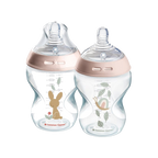MAMADERA NS 2XUN 260ML DISEÑO CONEJO ROSA