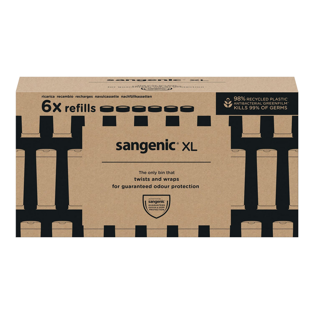 PACK 6 REPUESTOS SANGENIC PARA CONTENEDOR TWIST AND CLICK XL