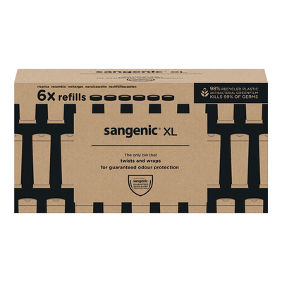 PACK 6 REPUESTOS SANGENIC PARA CONTENEDOR TWIST AND CLICK XL