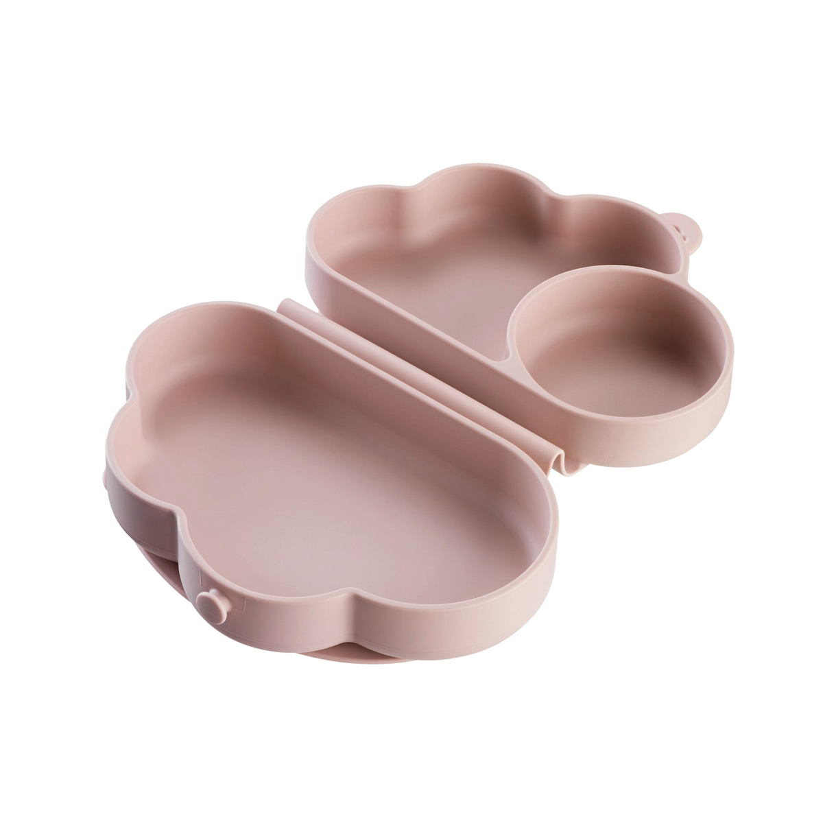 PLATO DE SILICONA NUBE CON BASE DE SUCCIÓN