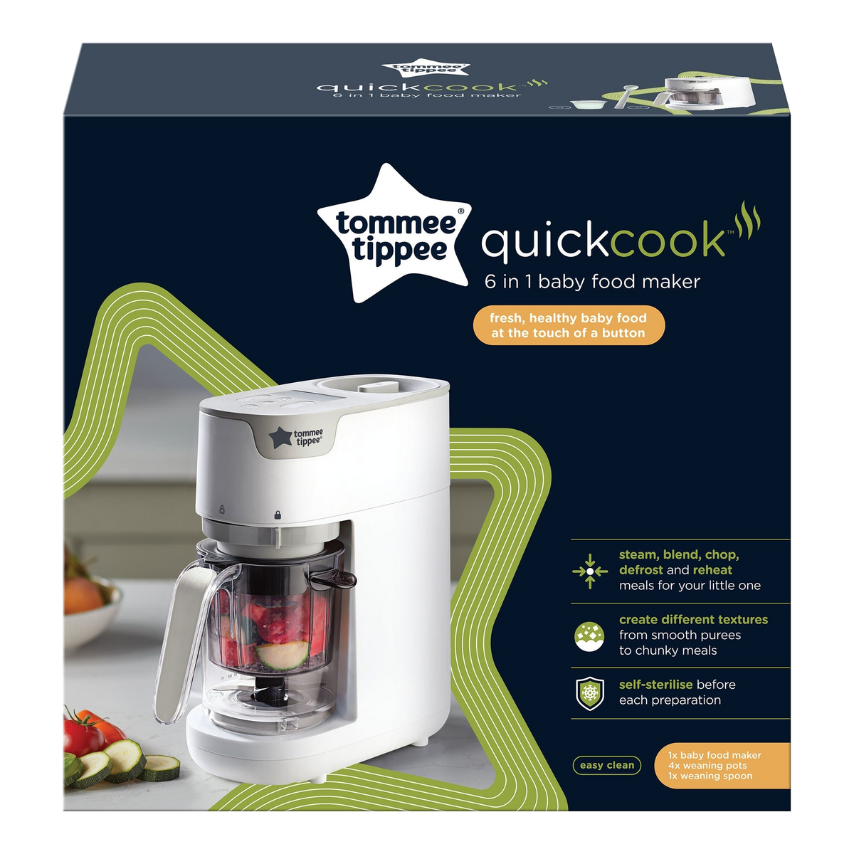 PROCESADOR DE ALIMENTO BABY FOOD MAKE 6 IN 1