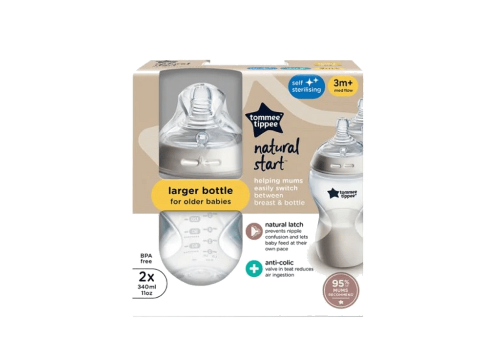 Set 2 mamaderas Natural Start 340ml