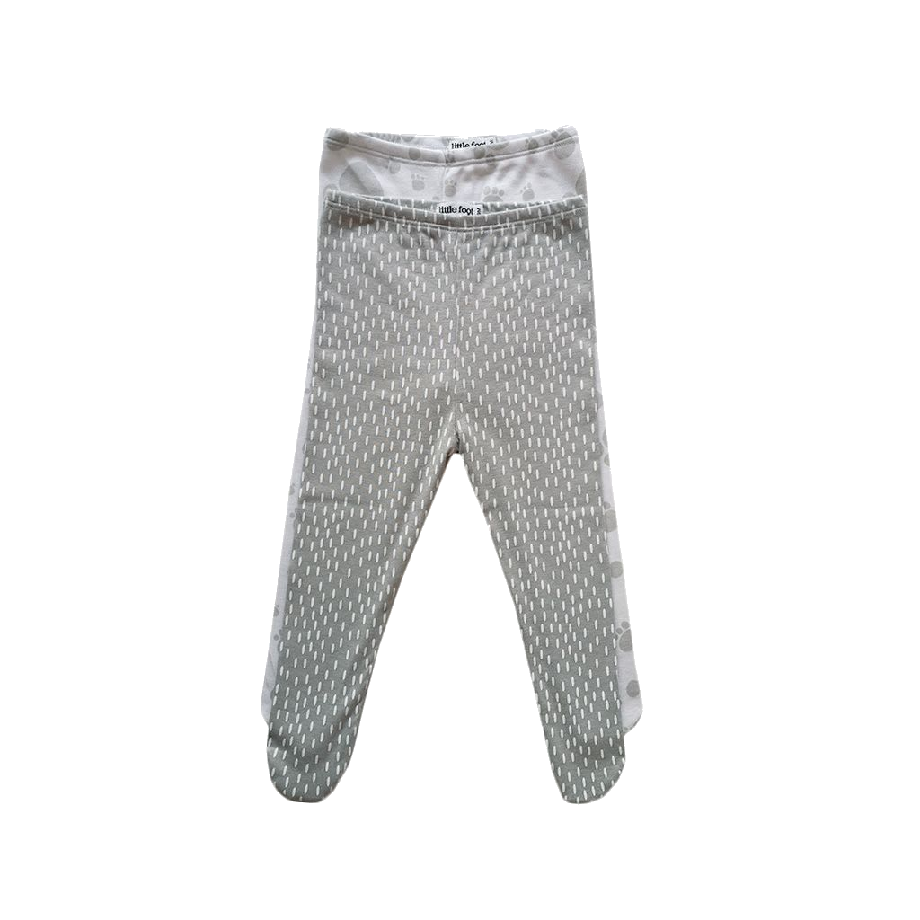 SET 2 PIEZAS PANTY DISEÑO YETI ALGODÓN GRIS