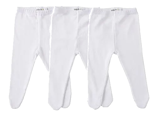 SET 3 PIEZAS PANTY ALGODÓN BLANCO