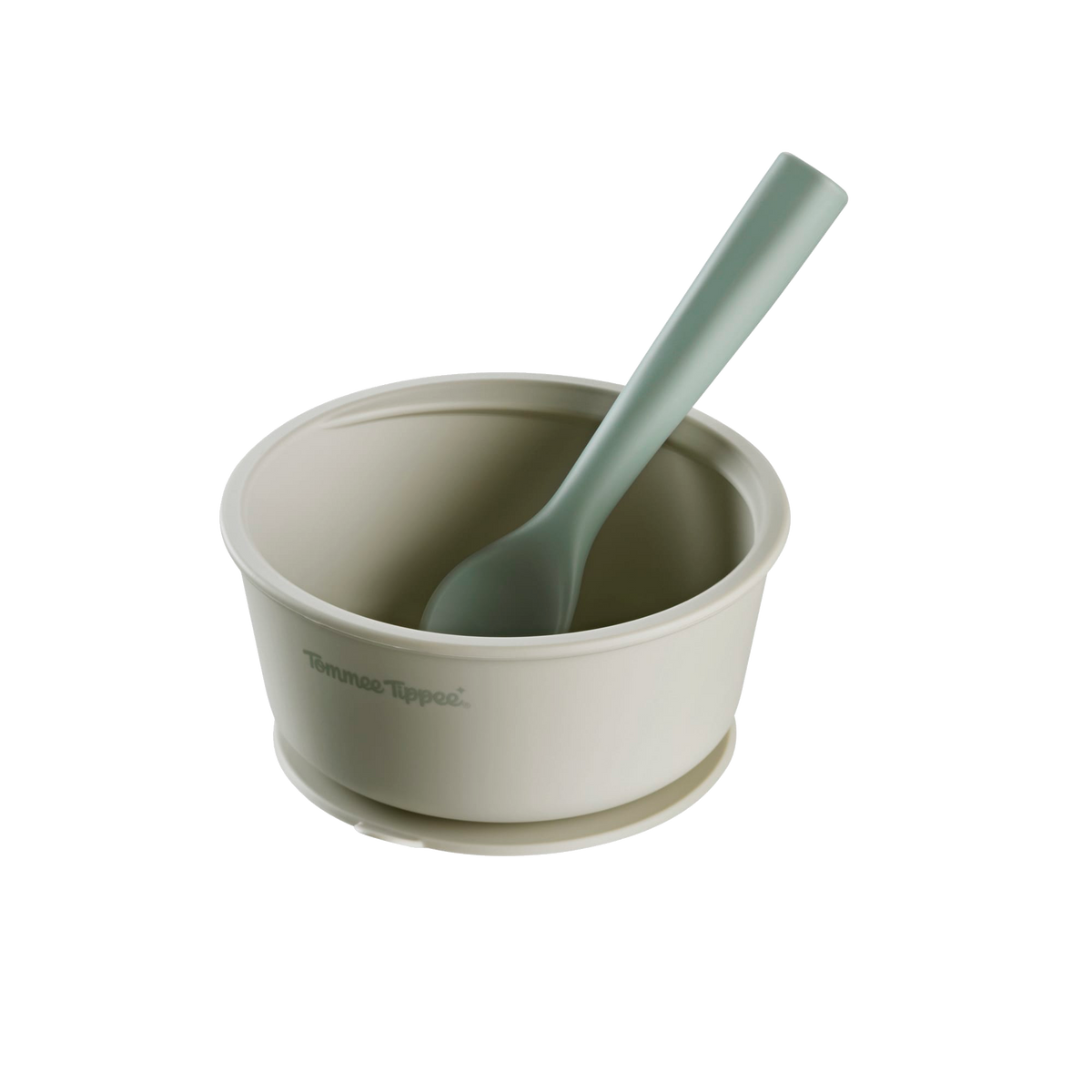 SET BOWL Y CUCHARA DE SILICONA EASISTICK VERDE