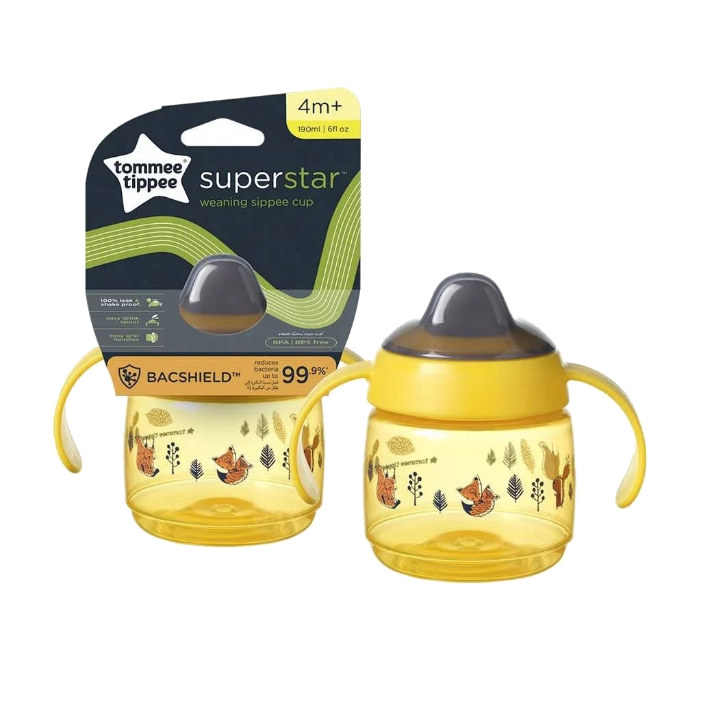 VASO DE APRENDIZAJE SIPPEE CUP SUPERSTAR 190ML CON ASAS