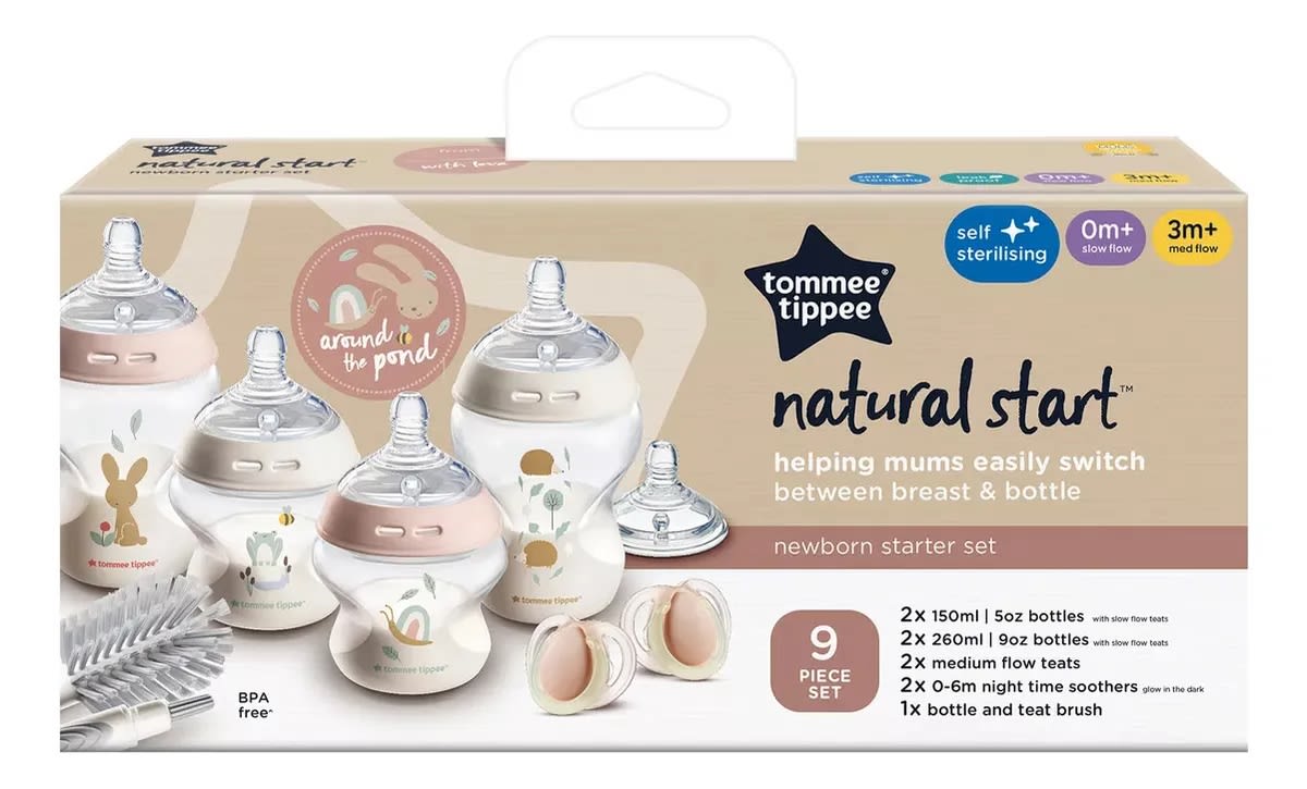 Set Mamaderas Recién Nacido Natural Start