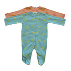 SET 2 PIEZAS ENTERITO DISEÑO HUERTA NIÑO CON PATITAS