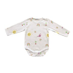 SET 3 PIEZAS BODY BOTÓN AL HOMBRO DISEÑO HUERTA NIÑA