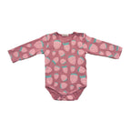 SET 3 PIEZAS BODY BOTÓN AL HOMBRO DISEÑO HUERTA NIÑA