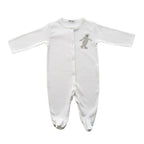 SET 3 PIEZAS ENTERITO DISEÑO YETI GRIS/BLANCO CON PATITAS
