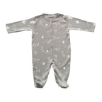 SET 3 PIEZAS ENTERITO DISEÑO YETI GRIS/BLANCO CON PATITAS