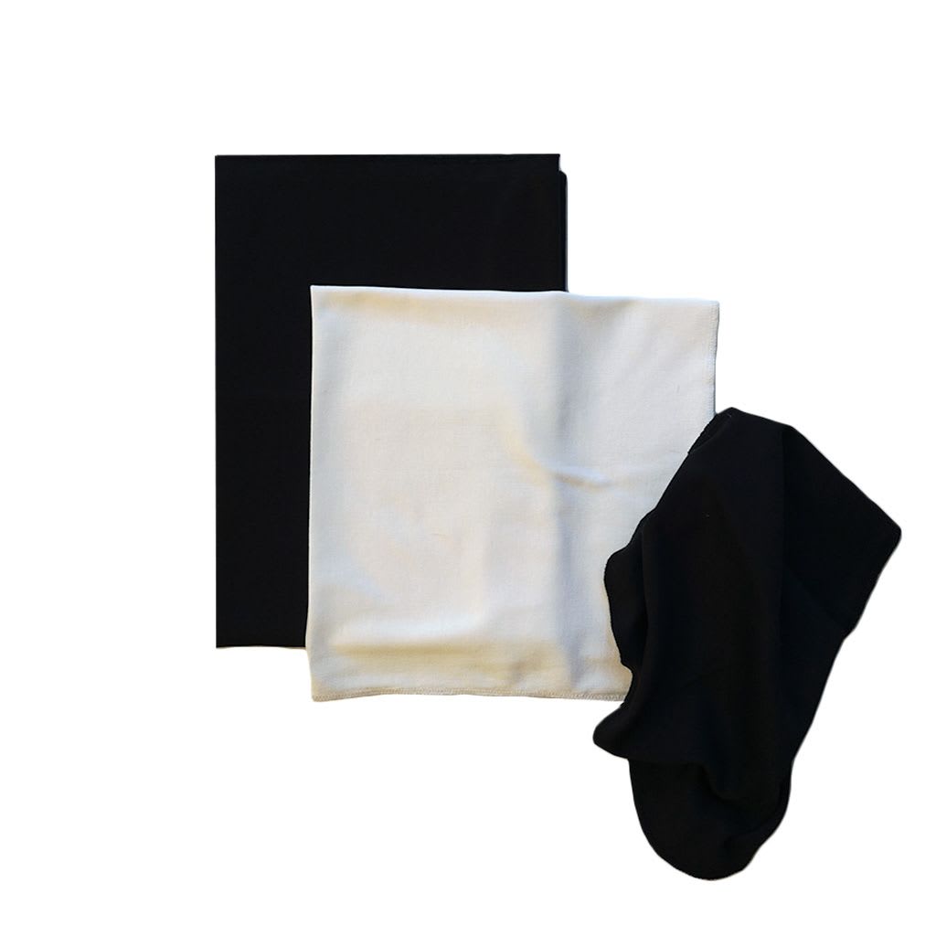 Pack 3 tutos blanco/negro