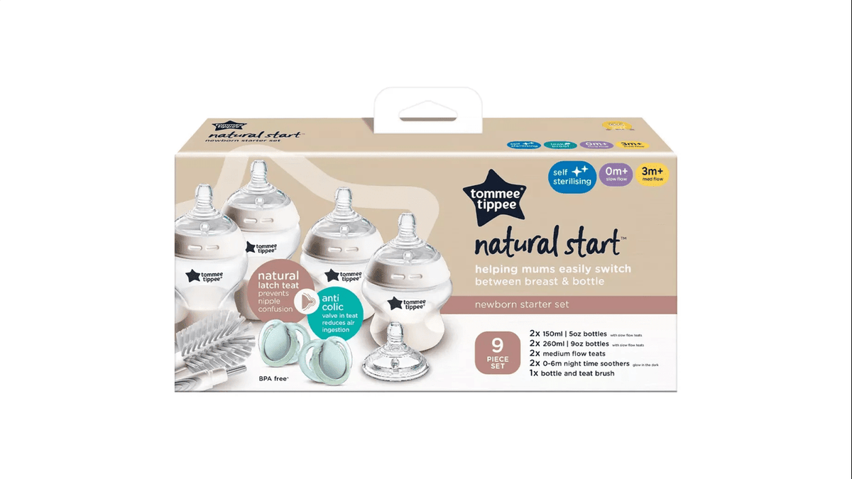 Set Mamaderas Recién Nacido Natural Start