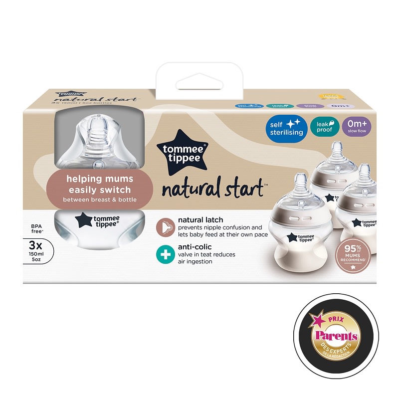 MAMADERA NS 3X 150ML BOTTLE AL