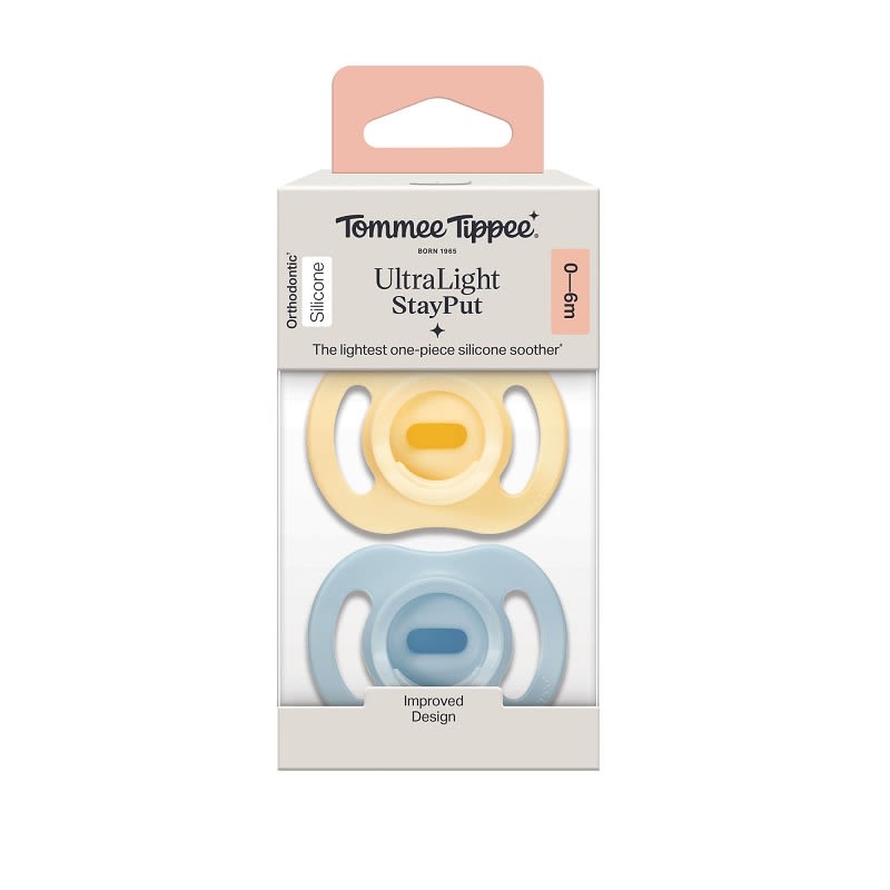 CHUPETE ULTRA LIGERO STAYPUT 2X 0-6 M