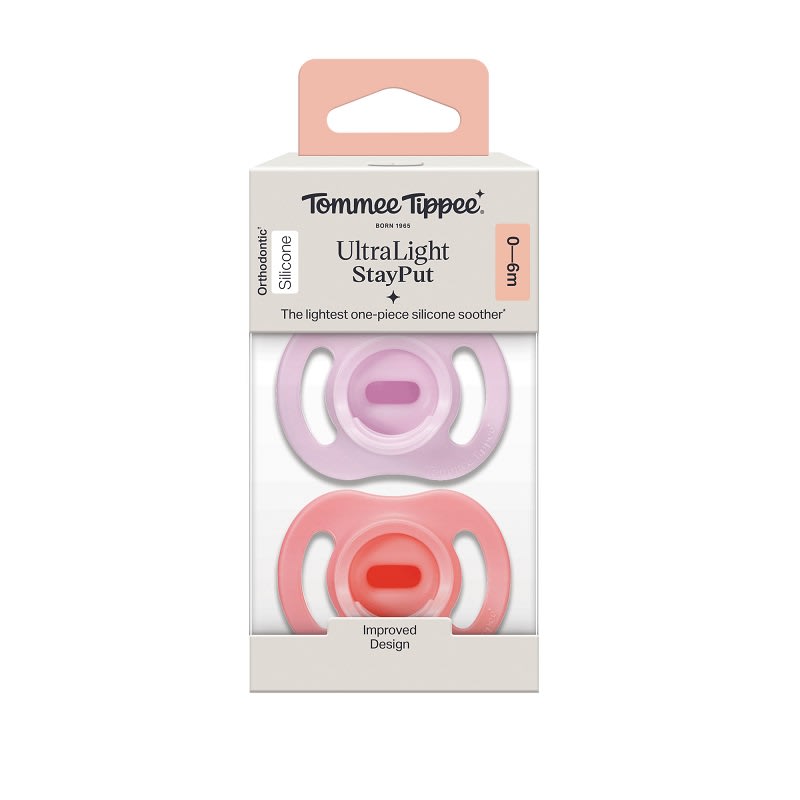 CHUPETE ULTRA LIGERO STAYPUT 2X 0-6 M