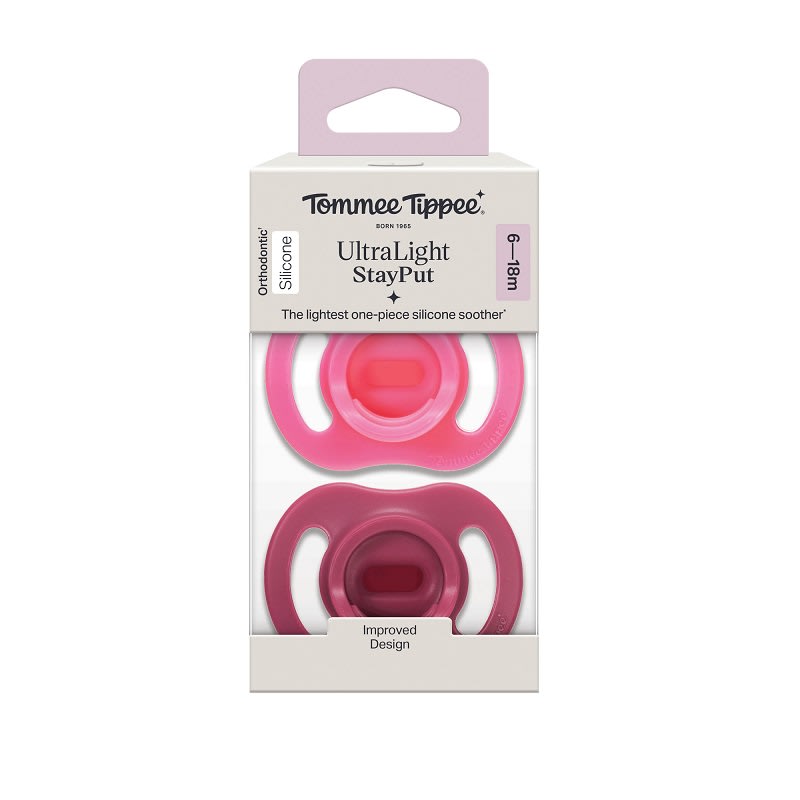 CHUPETE ULTRA LIGERO STAYPUT 2X 6-18 M