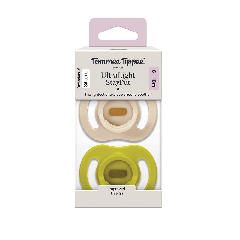 CHUPETE ULTRA LIGERO STAYPUT 2X 6-18 M