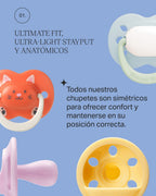 CHUPETE ULTIMATE FIT SIL BOY DECO 18-36 M