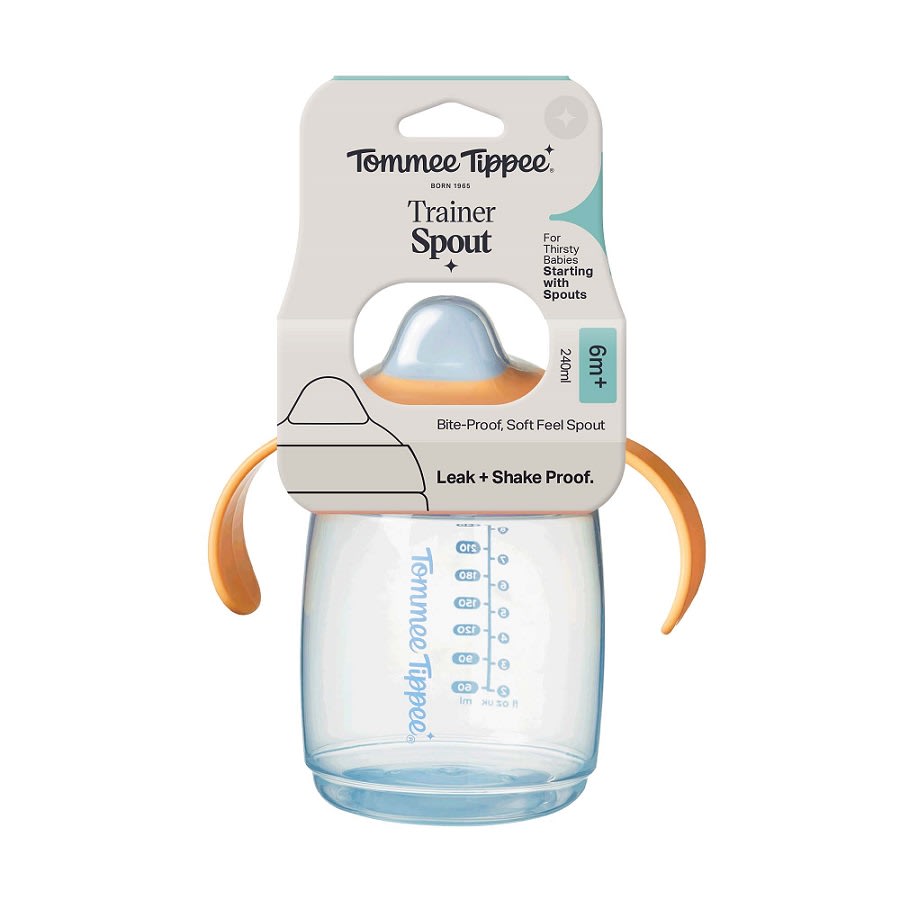 VASO BOQUILLA DE ENTRENAMIENTO 6M 240ML ASSTD