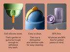 VASO CON BOMBILLA ACTIVE 12M 266ML ASS