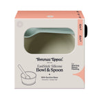 SET BOWL Y CUCHARA DE SILICONA EASISTICK VERDE