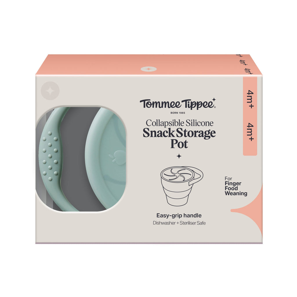CONTENEDOR DE SNACK DE SILICONA PLEGABLE