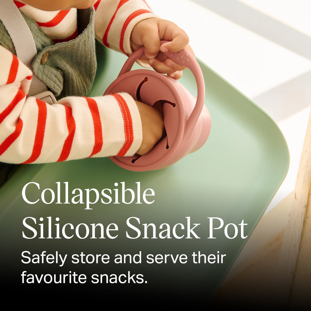 CONTENEDOR DE SNACK DE SILICONA PLEGABLE