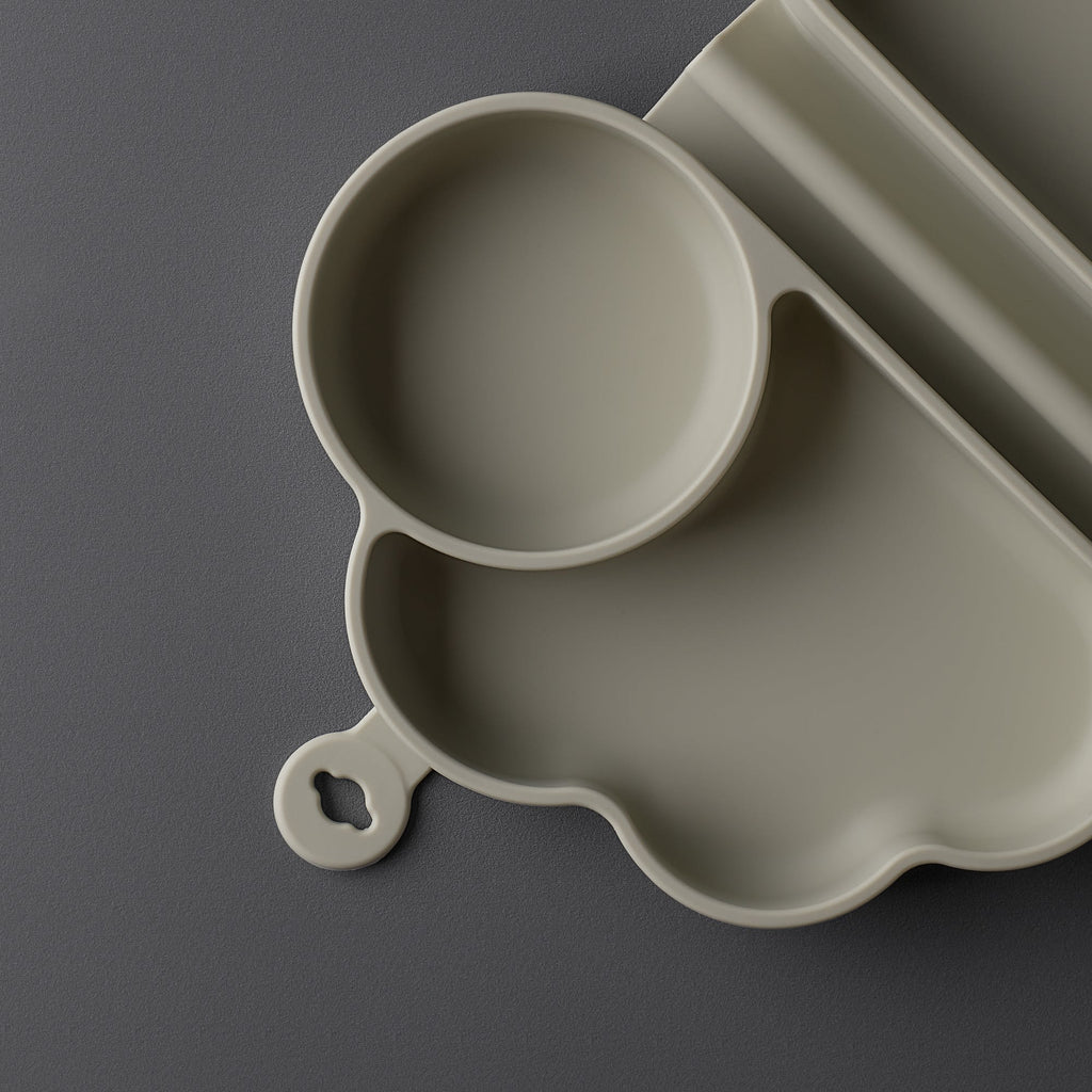 PLATO DE SILICONA NUBE CON BASE DE SUCCIÓN