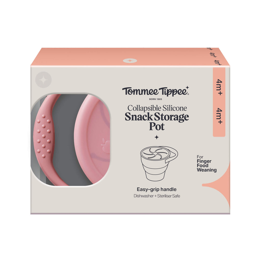 CONTENEDOR DE SNACK DE SILICONA PLEGABLE