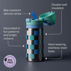 VASO TERMICO DE ACERO ON THE GO STRAW 18M+