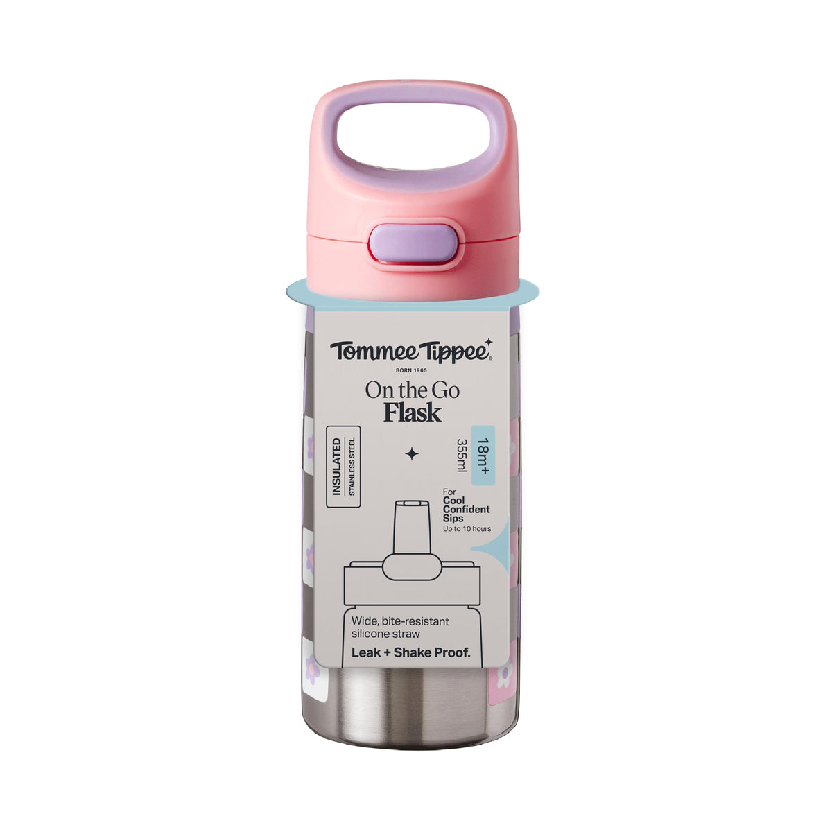 VASO TERMICO DE ACERO ON THE GO STRAW 18M+