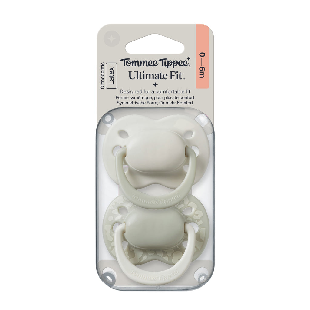 CHUPETE DE LÁTEX ULTIMATE FIT 0-6 MESES BLANCO