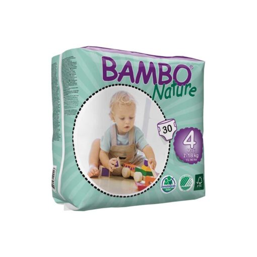 Pañales Ecológicos Bambo Nature Maxi 4