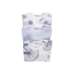 Set tres bodys "bicicletas" Little Foot. Ropa para bebés con estilo