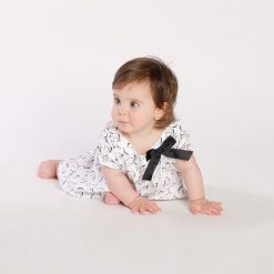 Set vestido + calzón "unicornios" Little Foot. Ropa para bebés con estilo