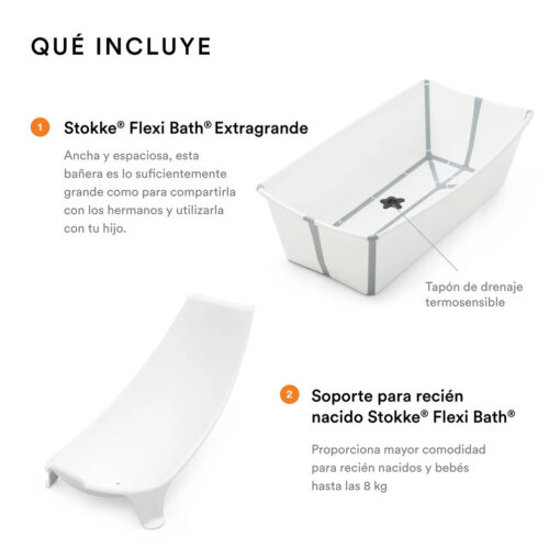 pack tina flexi bath soporte recien nacidp stokke 4