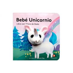 Libro con titere de dedo - bebe unicornio