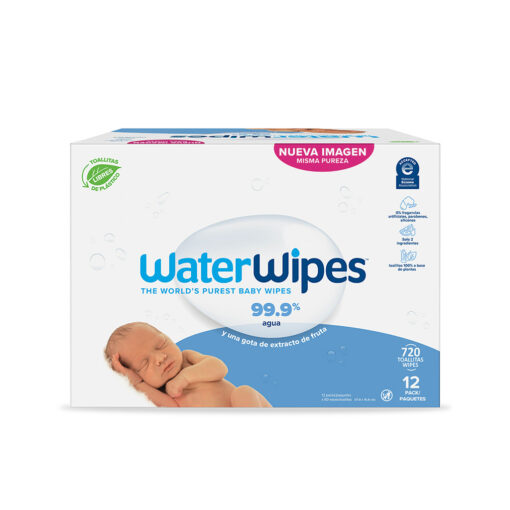 toallas húmedas Waterwipes pack 12