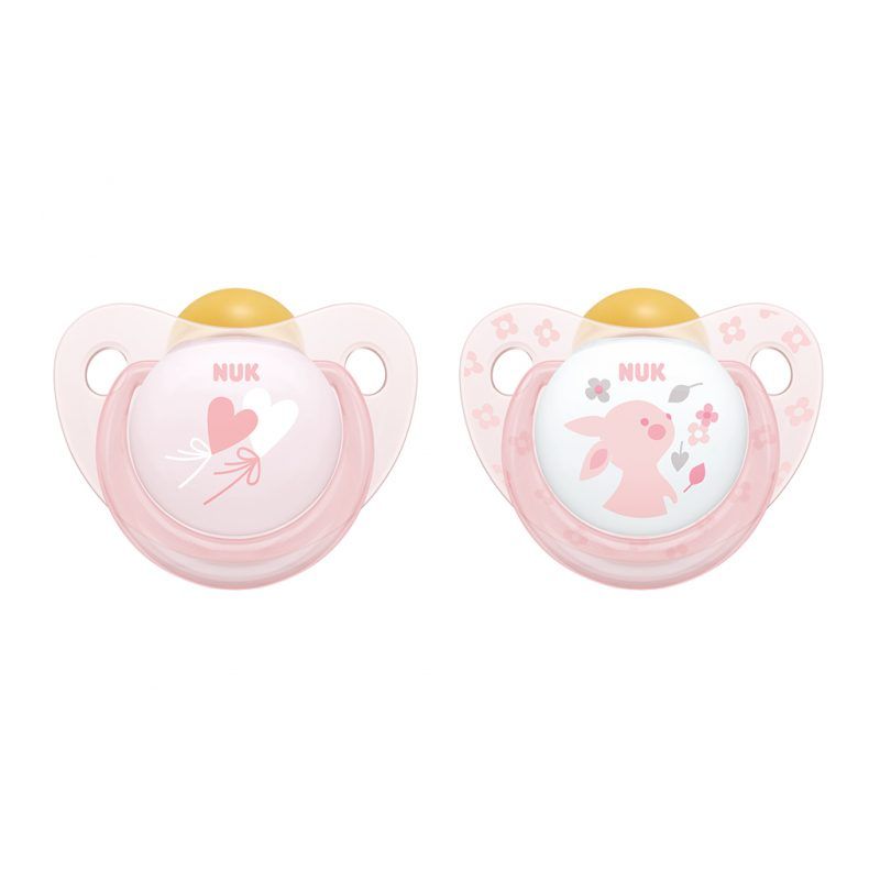 Chupetes Rose&Blue látex etapa 1 (0-6 meses) NUK