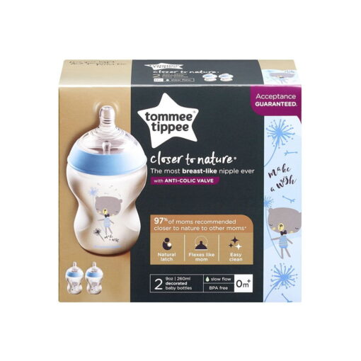 Pack 2 mamaderas Closer to Nature 260ml Tommee Tippee