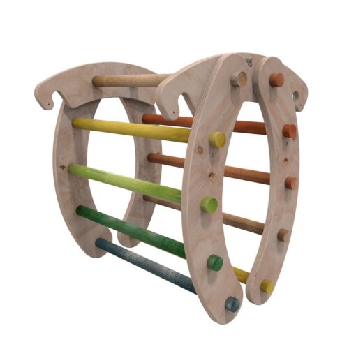 arco escalada plegable natural Pikler Craft Toys colores plegado