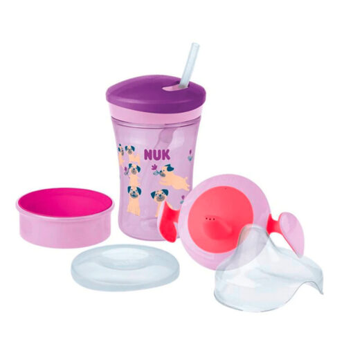 set de vasos evolution cup morado 6 m Nuk