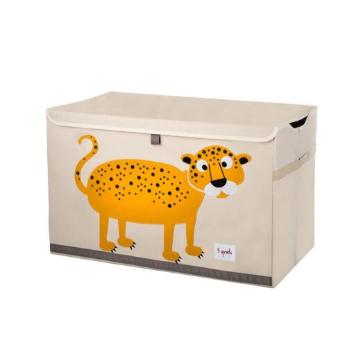Baúl para juguetes leopardo 3 Sprouts