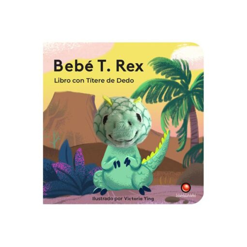 Libro con títere de dedo – Bebé T-Rex