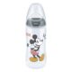 mamadera firstchoice silicona 300ml mickey gris.bk